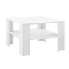 COUCHTISCH Aachen 60/60/40 - Weiß, Holzwerkstoff (60/60/40cm) - [en.casa]