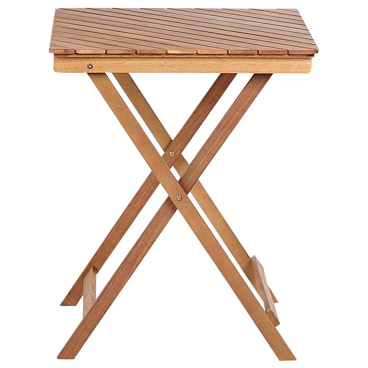 BALKONSET 2-Sitzer Holz dunkler Holzfarbton Ardore - Dunkelbraun, Holz - Beliani