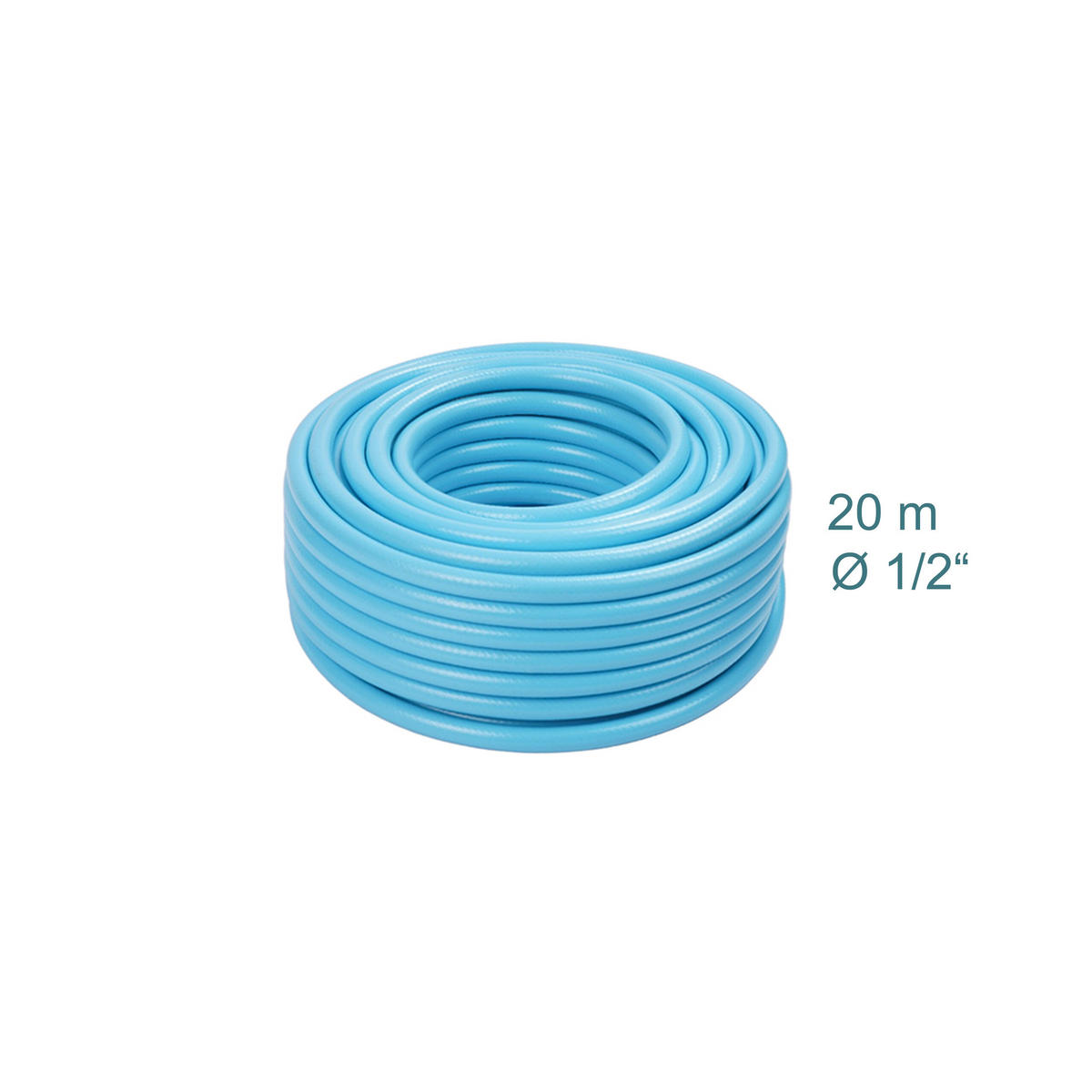 GARTENSCHLAUCH - Hellblau, Kunststoff (2000cm) - Relaxdays