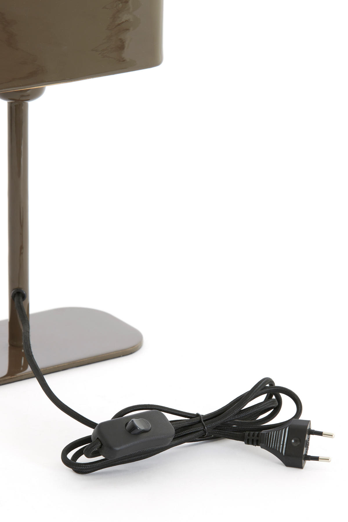TISCHLAMPE Elenie Braun 20/10/36 cm - Dunkelbraun, Metall (20/10/36cm) - Light & Living