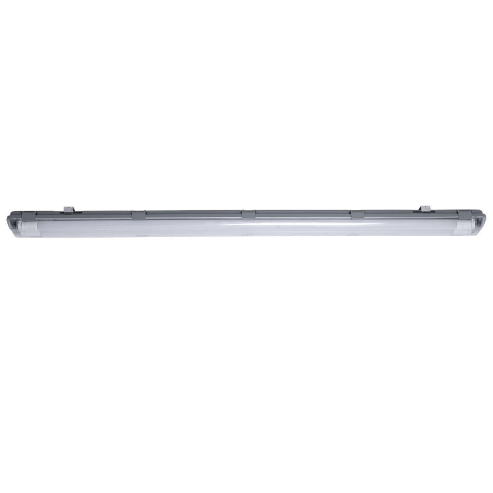 LED DECKENLEUCHTE Grau Metall Modern - Grau, Kunststoff (157.6/9.6/5.8cm)