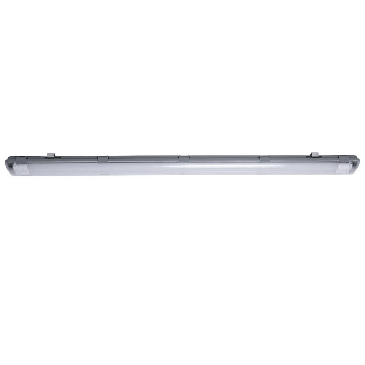 LED DECKENLEUCHTE Grau Metall Modern - Grau, Kunststoff (157.6/9.6/5.8cm)