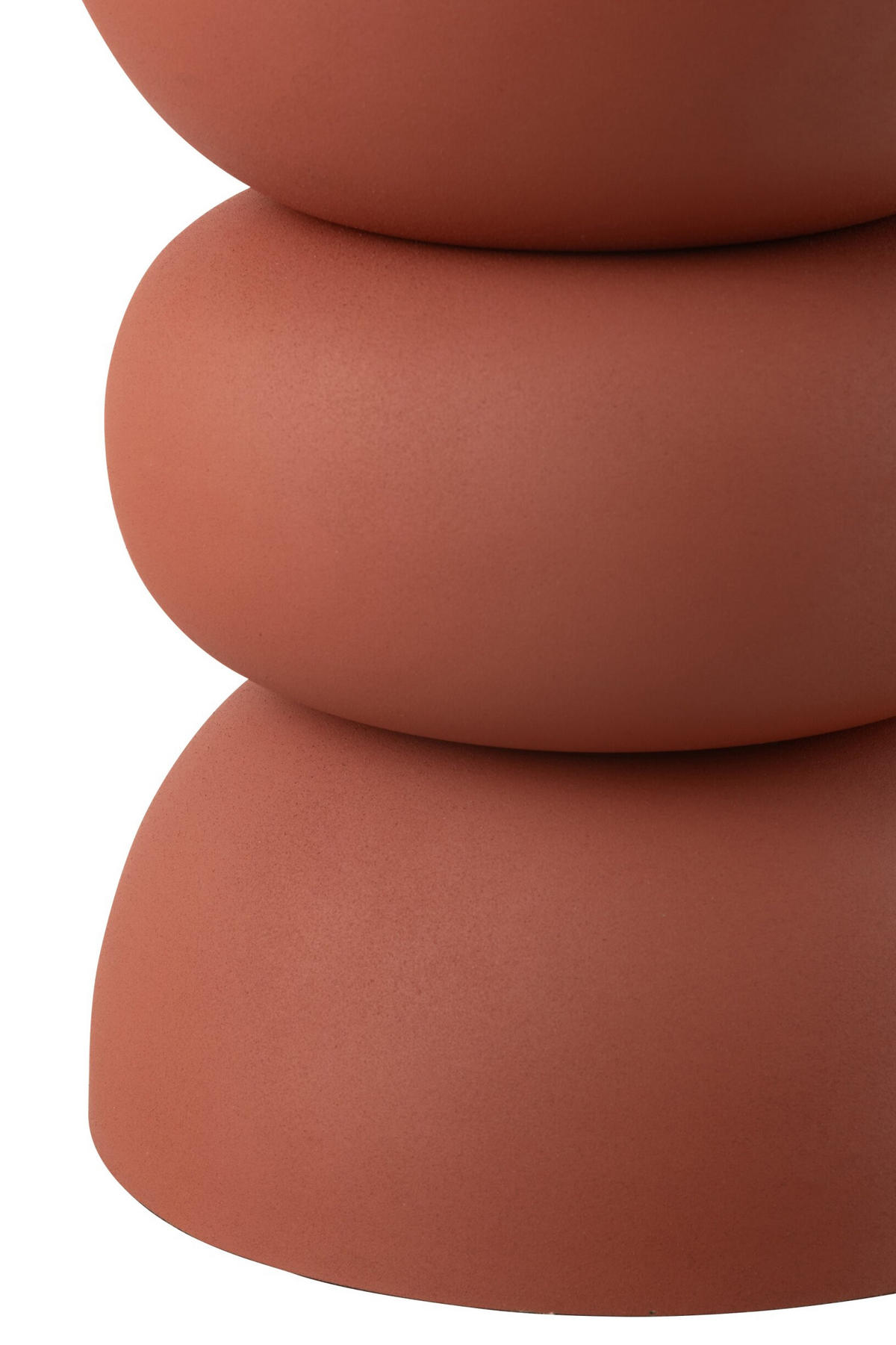 TISCH LISE - Metall - Orange - Orange, Metall (32/32/43.5cm) - J-Line