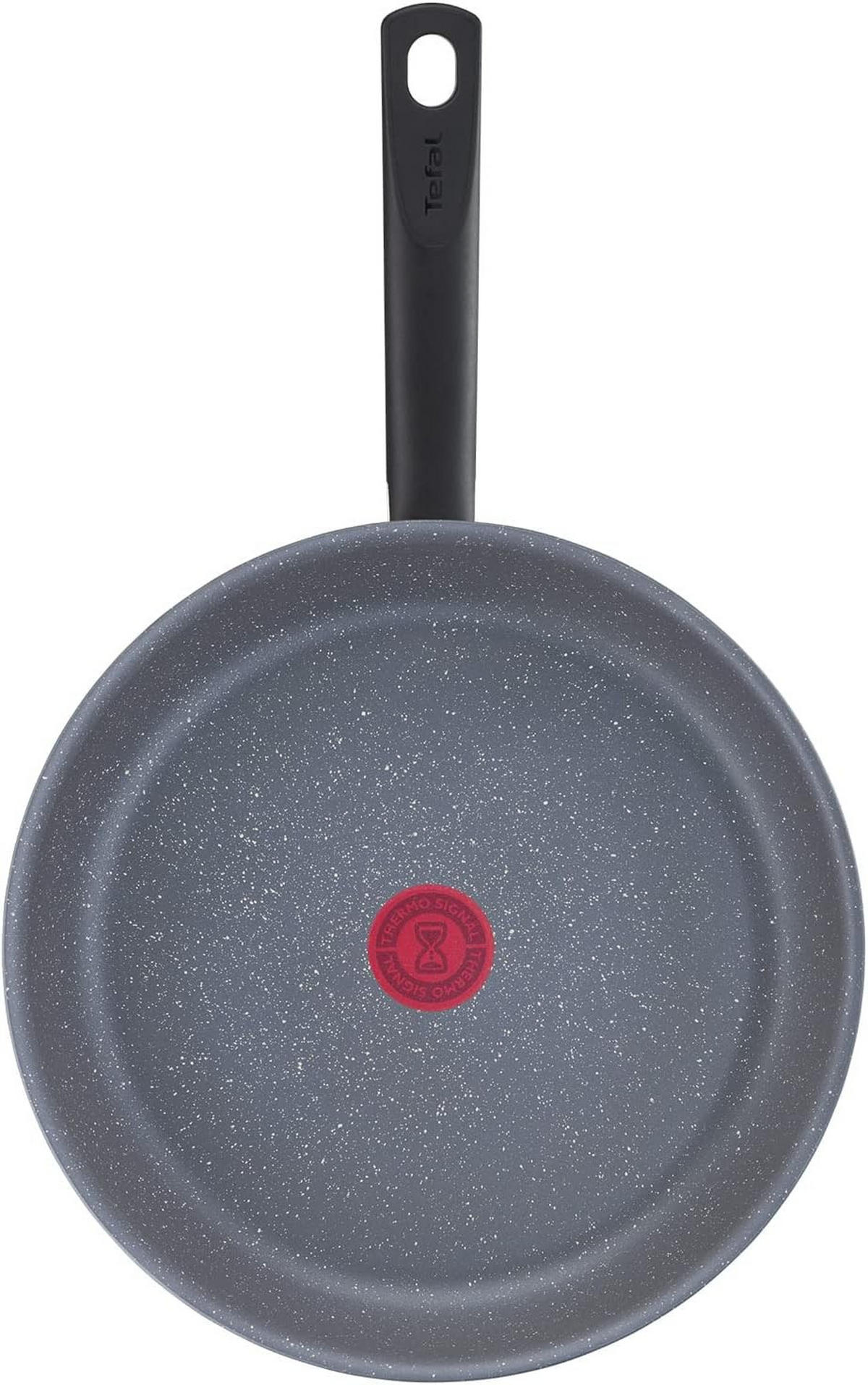 BRATPFANNE G2800702 Natural on Grau 30cm - Dunkelgrau, Keramik/Metall (24cm) - Tefal