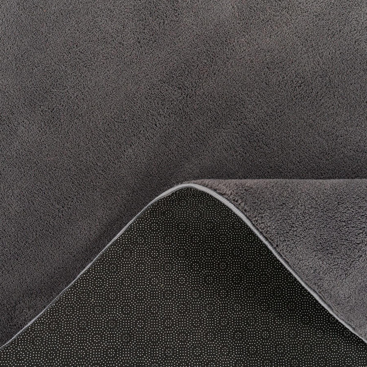 KURZFLORTEPPICH 200/200 cm Cadiz 630 - Anthrazit, Kunststoff (200/200cm) - Paco Home