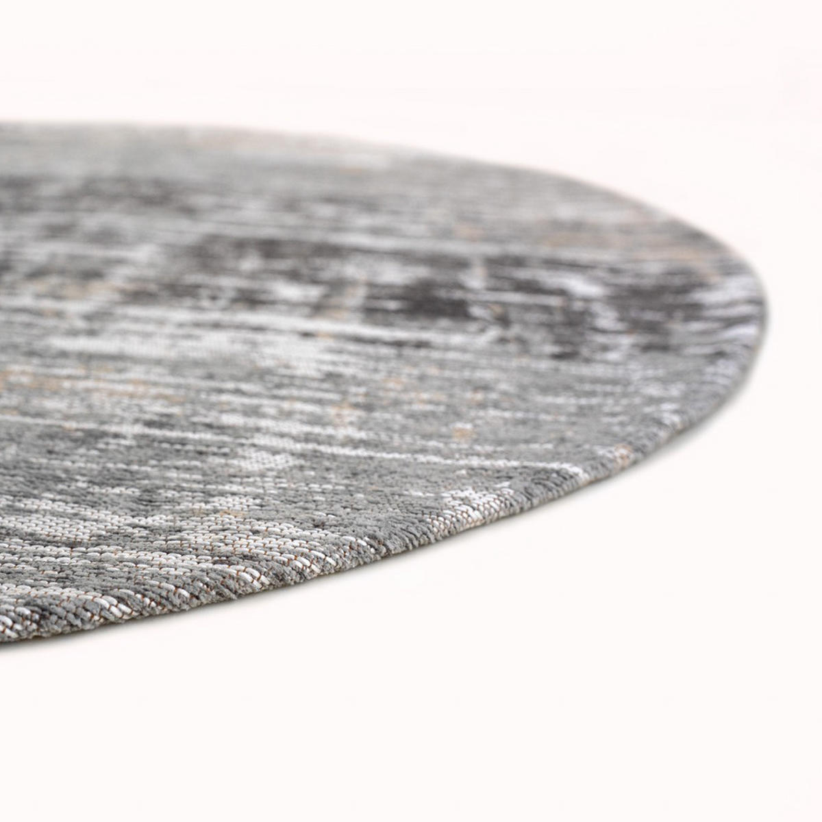 TEPPICH Coney Grey Atlantic Streaks 240/240 cm - Grau, Kunststoff/Textil (240/240cm) - Louis De Poortere