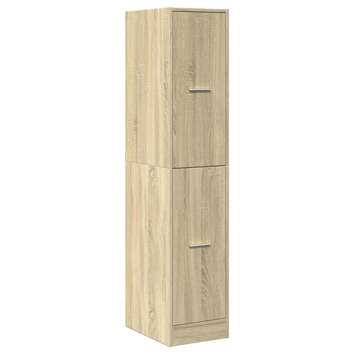 APOTHEKERSCHRANK Sonoma-Eiche 30/41/144,5 Cm Holzwerkstoff - Hellbraun, Holzwerkstoff (41/144.5/30cm) - vidaXL