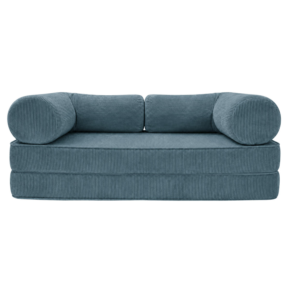 ELEGANTES Sofa im minimalistischen Design Türkis - Türkis, Textil (200/70/100cm) - SURB
