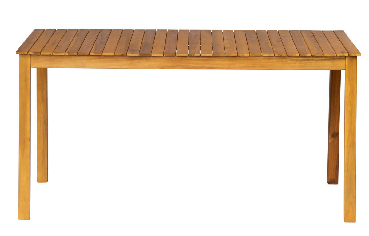 GARTENTISCH Rechteckig Braun 150 x 90 x 75 (cm) - Braun, Holz (90/150/75cm) - Nordlys