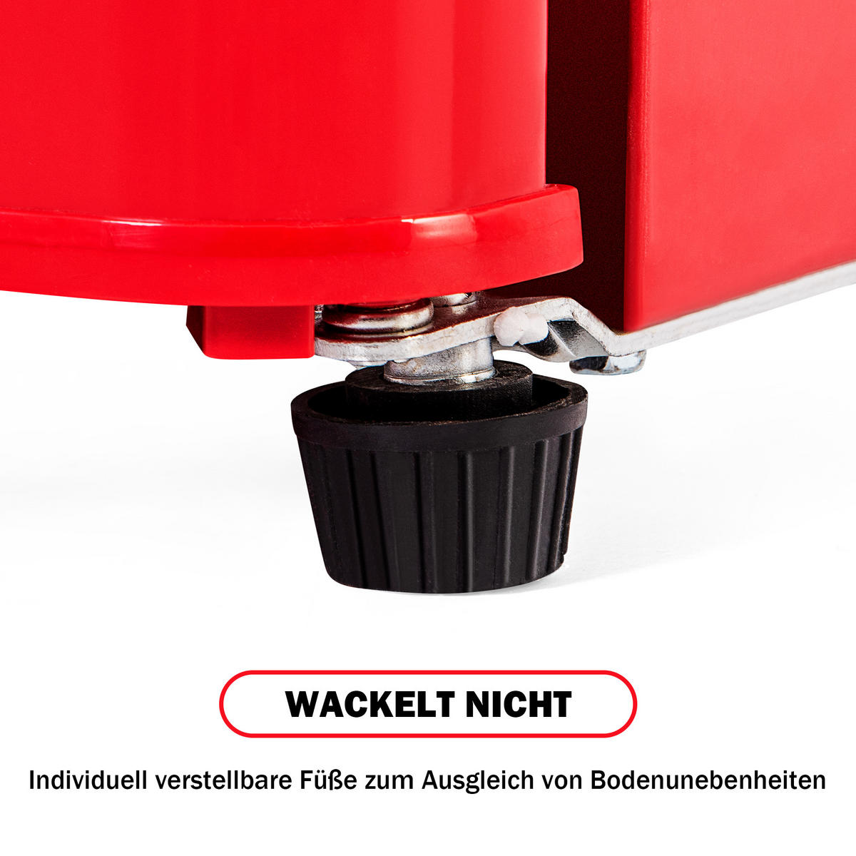 KÜHL-GEFRIER-KOMBINATION 60 l, 22 l Gefriervolumen, 45,5 x 88,8 cm, Energieeffizienzklasse E, Rot - Rot, Metall (45.5/88.8/42cm) - FOHERE