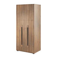 DREHTÜRENSCHRANK TULLIA 90/204/60 cm 2-türig Eichefarben - Eichefarben, Holzwerkstoff (90/204/60cm) - MASSENO