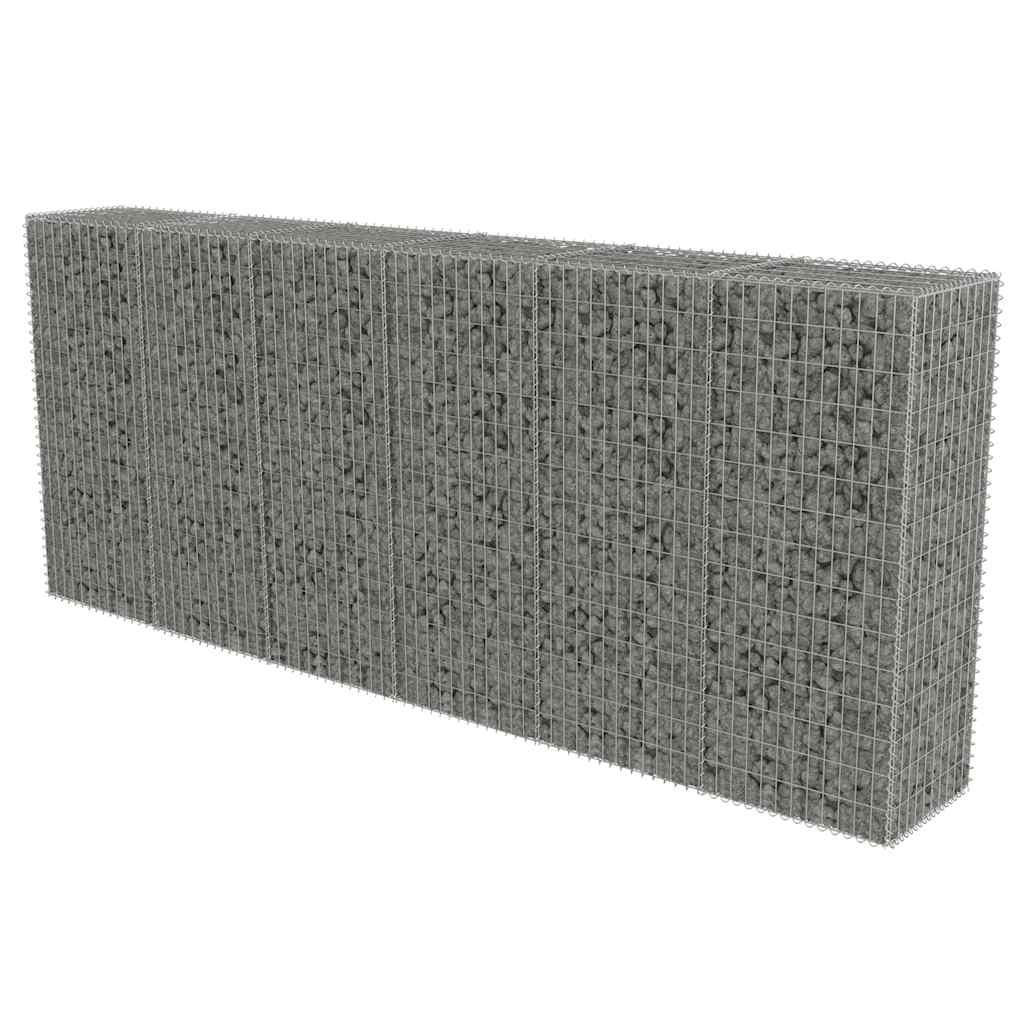 vidaXL Gartenzaun, Silber 50x150 cm