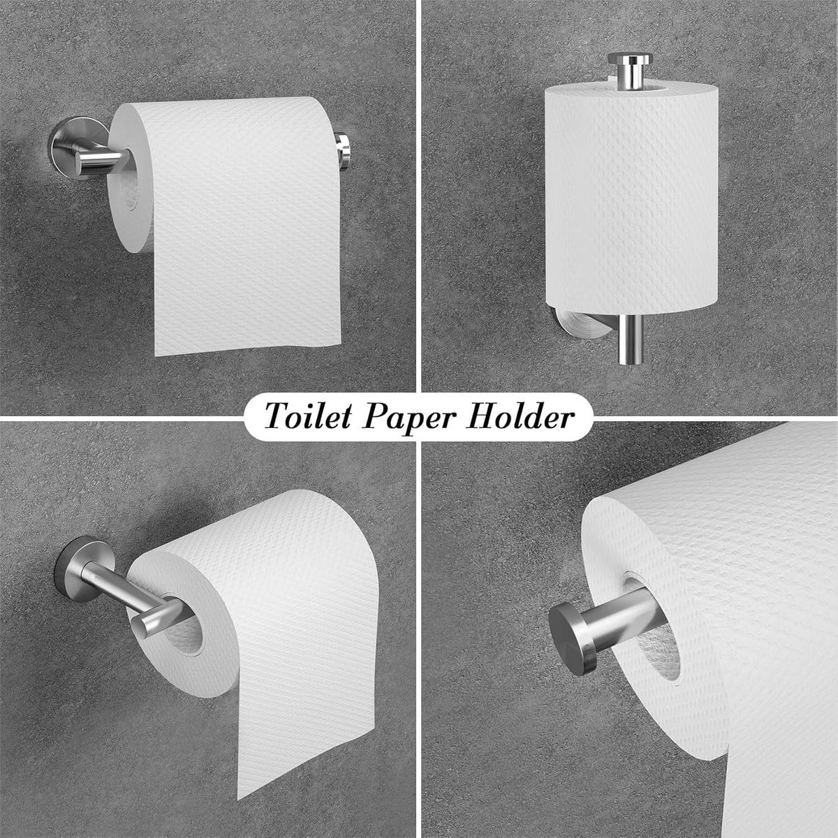 BADEZIMMER-REGAL-SET, silber, 42/18/6 cm - Silberfarben, Metall (18/6/42cm)