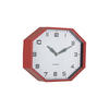 WECKER Modern Factory Octagon Rot 32/32/26 cm - Rot, Kunststoff (32/26/32cm) - Karlsson