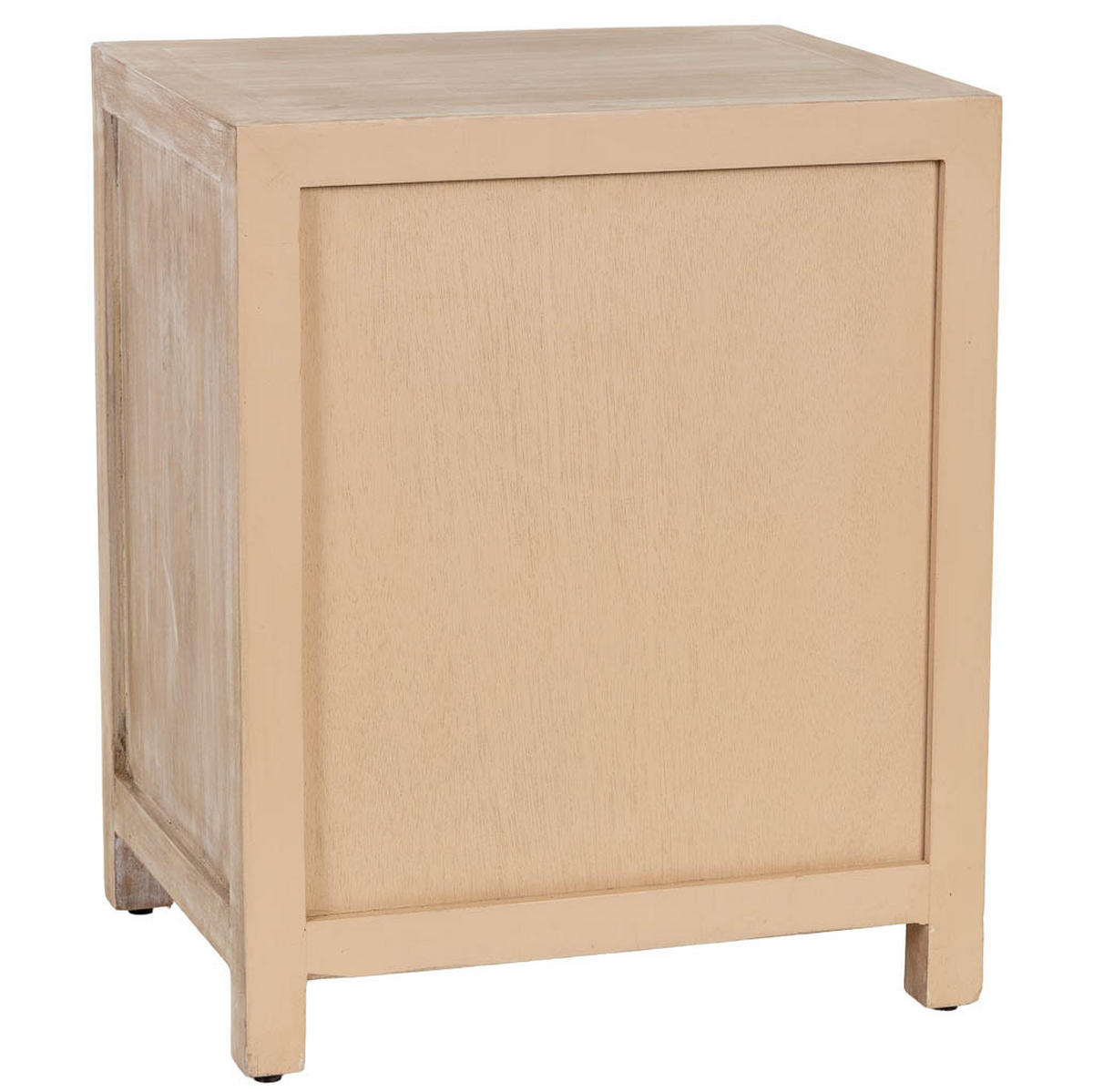 NACHTTISCH aus Holz, beige, 50x40x61cm - Beige, Holz (50/60.5/40cm) - Wanderlust