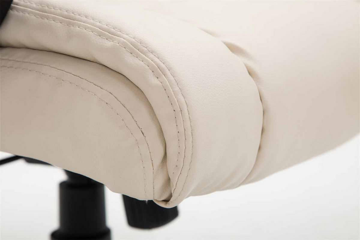 BÜROSTUHL Sportino XL, Kunstleder Creme - Creme, Kunststoff/Textil (66/116/70cm) - TPFLiving