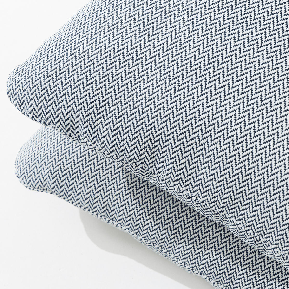 GARTENKISSEN RAMBE Dekokissen mit Füllung, 40x35 cm, Outdoorgeeignet, Marineblau - Blau/Weiß, Textil (40/35cm) - KONSIMO®