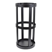 SCHIRMSTÄNDER Detroit Schwarz - Schwarz, Metall (20/20/45cm) - LOFT42