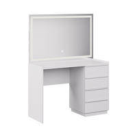 TOALETNÍ STOLEK Viktoria Bílá - bílá, kompozitní dřevo (110/77.2/45cm) - Vicco