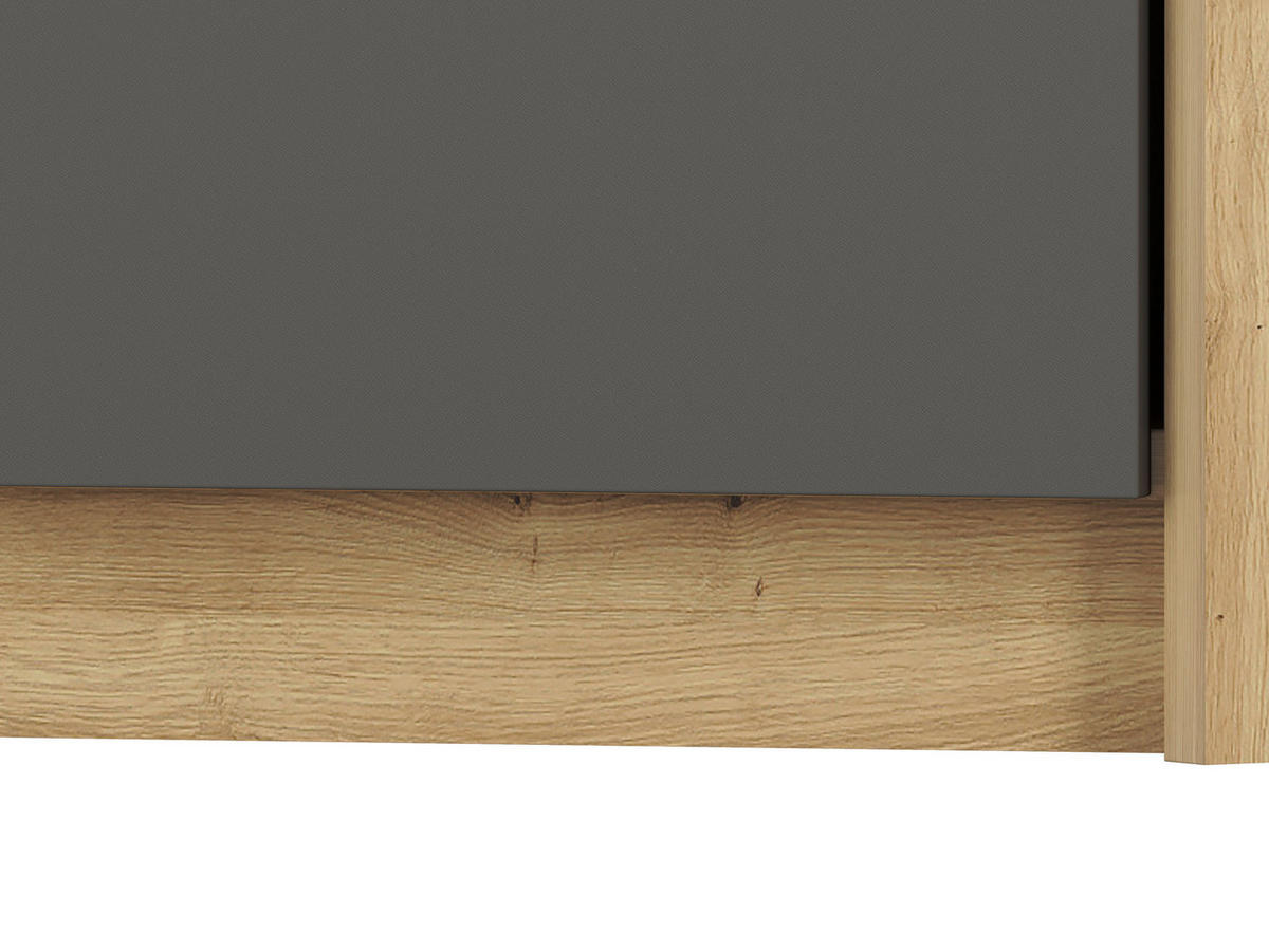 BÜCHERREGAL Fini Artisan Eiche / weiß 45 / 42 / 191cm - Braun/Weiß, Holz/Holzwerkstoff (45/191/42cm) - Feldmann-Wohnen