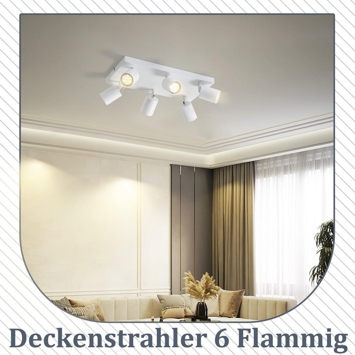 STRAHLER Eiszapfen 40/20/14 cm - Weiß, Metall (40/20/14cm) - Nettlife