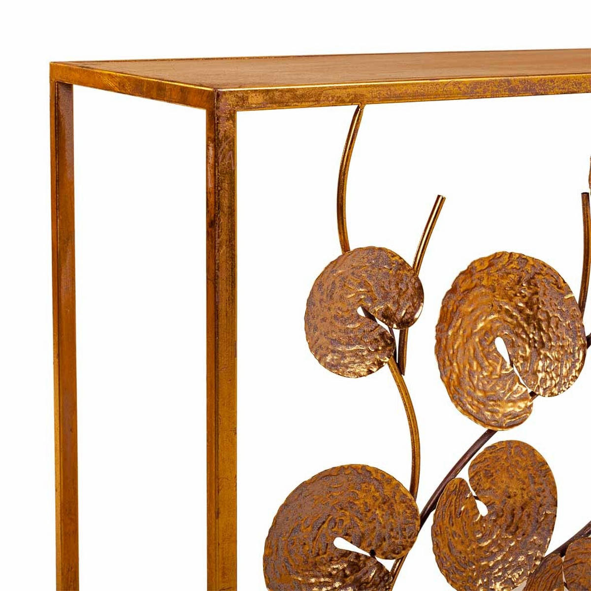 KONSOLENTISCH aus Metall, golden, 100x35x71cm - Goldfarben, Metall (35/100/70.5cm) - Wanderlust