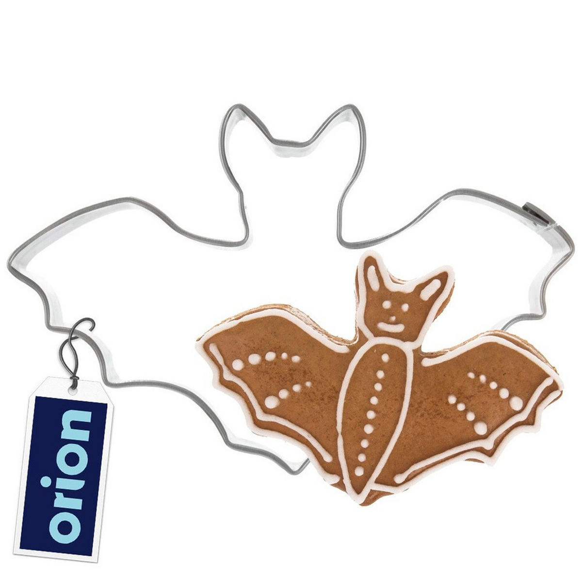 AUSSTECHFORM Fledermaus 8 cm Silber - Silberfarben, Metall (5.5/1.5/8cm) - Orion 
