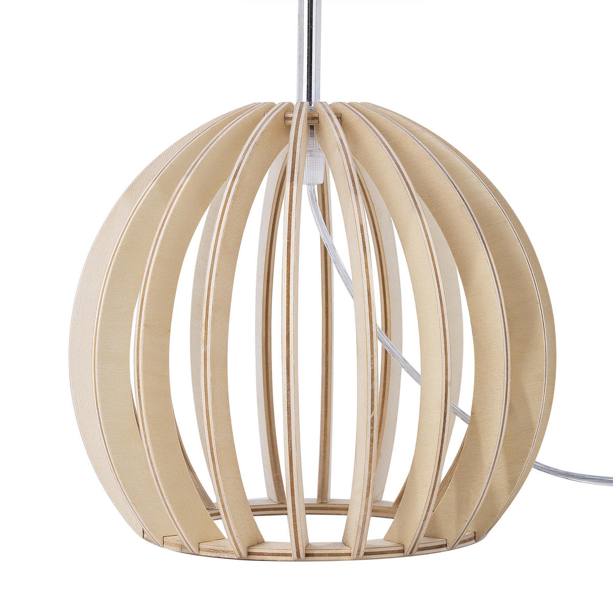 TISCHLAMPE Samo 22/22/41 cm - Weiß, Holzwerkstoff (22/22/41cm) - Beliani
