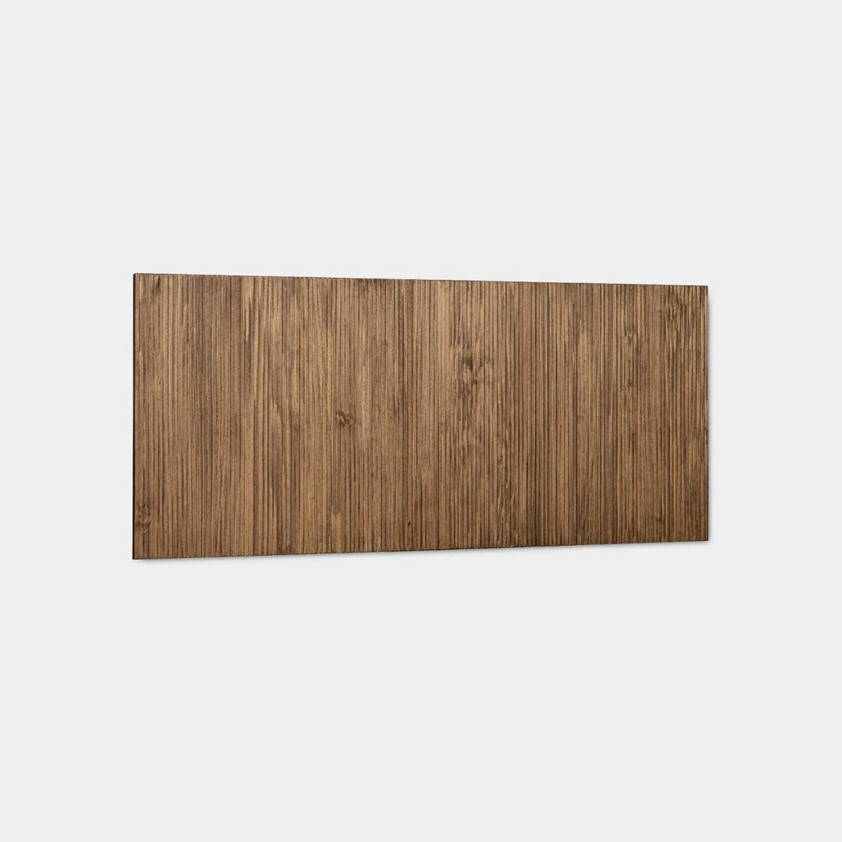 KOPFTEIL DOPPELTES Hanne Walnuss 170 cm x 75 cm - Walnussfarben, Holz (170/4cm) - Klast Home