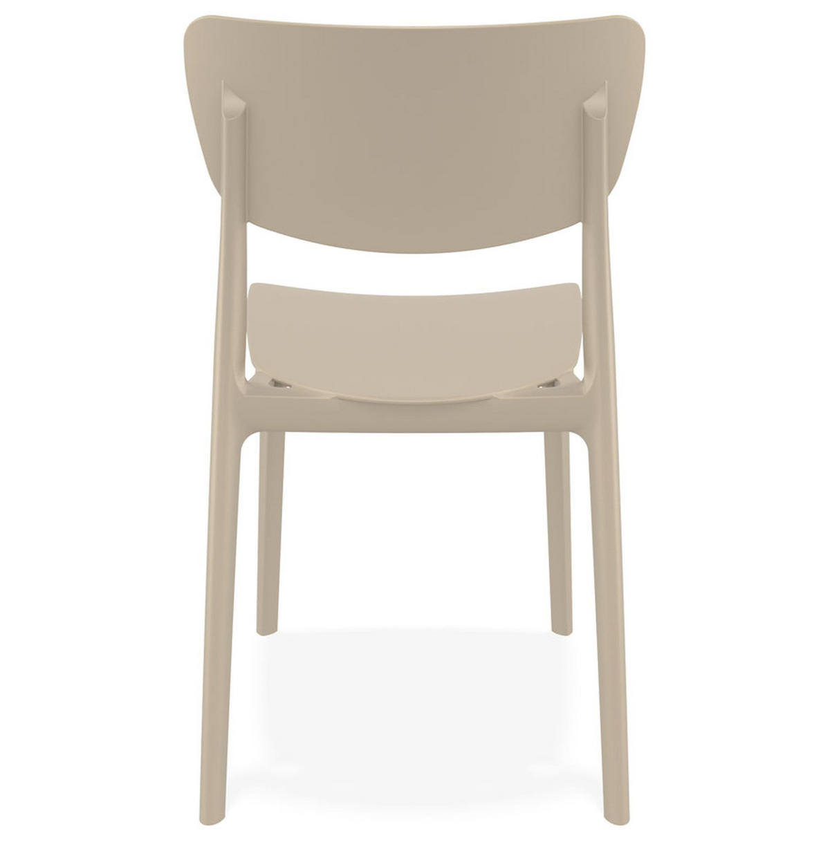 STUHL OMA Taupe - Beige, Kunststoff (39/82/45cm) - Légia Home