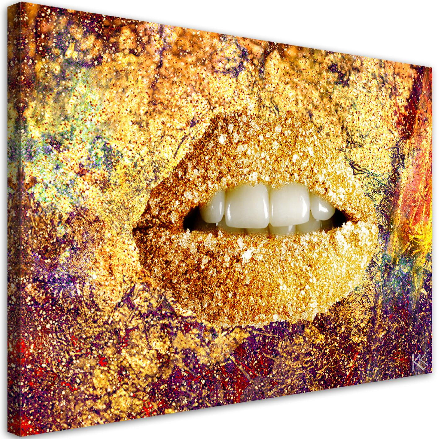 Feeby Wandbild Gold 60x40 cm