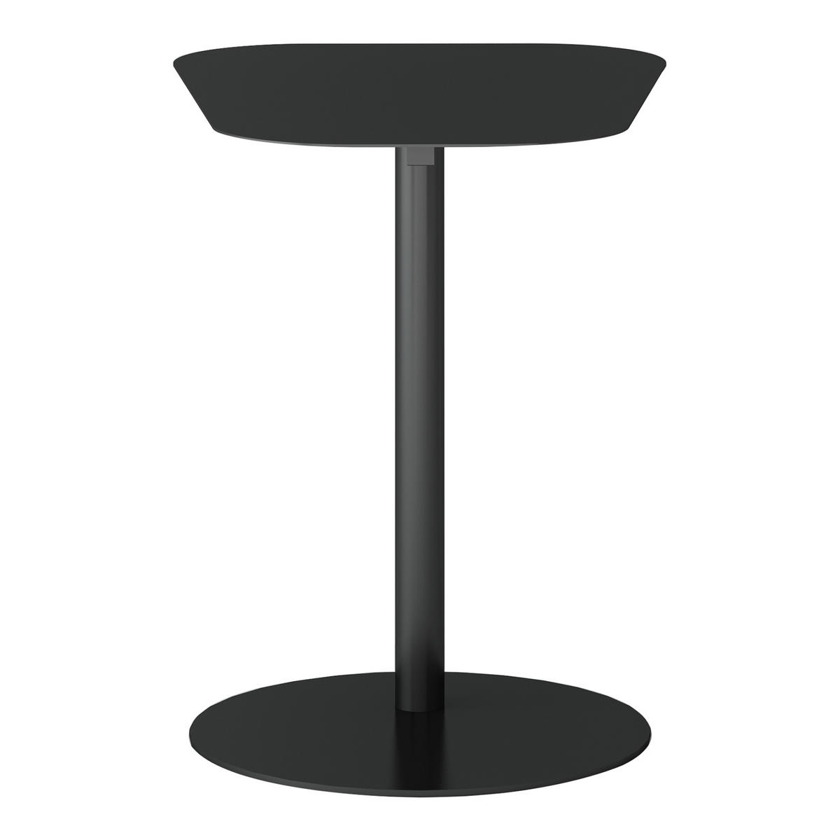 BEISTELLTISCH Nastätten - Schwarz, Metall (38/50/50cm) - [en.casa]