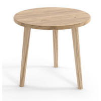TISCH Golden Craft Eiche Rund Mit Massivholzbeinen - Multicolor, Holzwerkstoff (67/67/49cm) - Sepro Meble