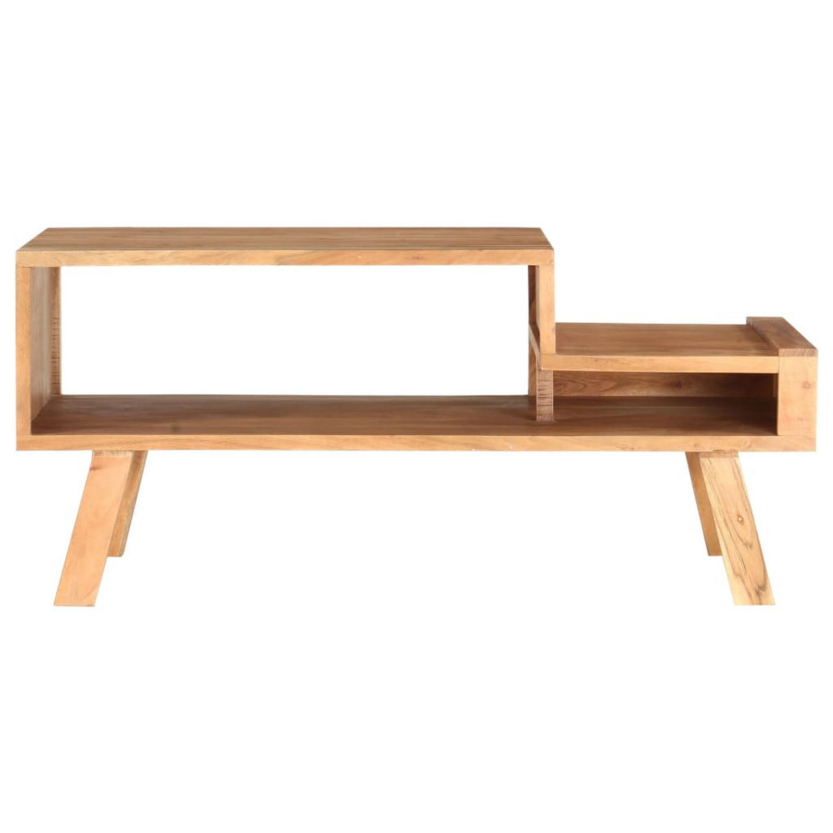 COUCHTISCH 100 x 50 x 45 cm Akazie - Braun, Holz (100/50/45cm) - furnicato