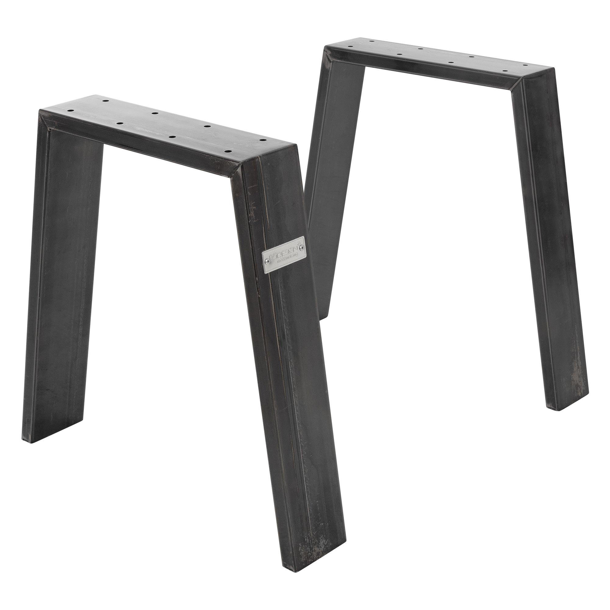 TISCHGESTELL - Anthrazit, Metall (8/42/44cm) - ML-DESIGN