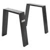 TISCHBEINE 2er Set Loft 44 x 42 cm Industrial - Anthrazit, Metall (8/42/44cm) - ML-DESIGN