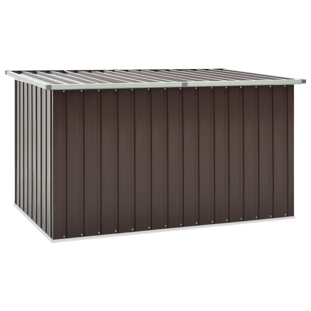 GARTENBOX BRAUN 171 X 99 X 93 CM - Braun, Metall (171/93/99cm) - vidaXL