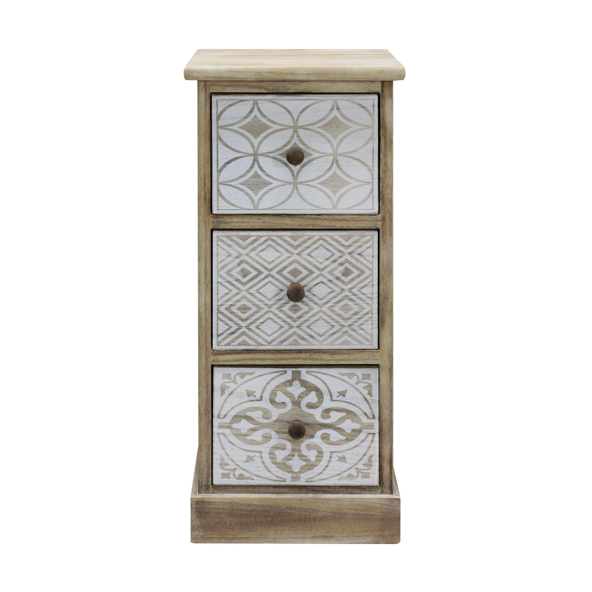 NACHTTISCH Hellbraun 25/29/63 cm - Hellbraun, Holz (25/63/29cm) - Mobili Rebecca