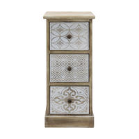 NACHTTISCH Hellbraun 25/29/63 cm - Hellbraun, Holz (25/63/29cm) - Mobili Rebecca