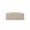 POUF Miley aus Chenille-Stoff beige - Beige, Textil (90/40/90cm) - Micadoni