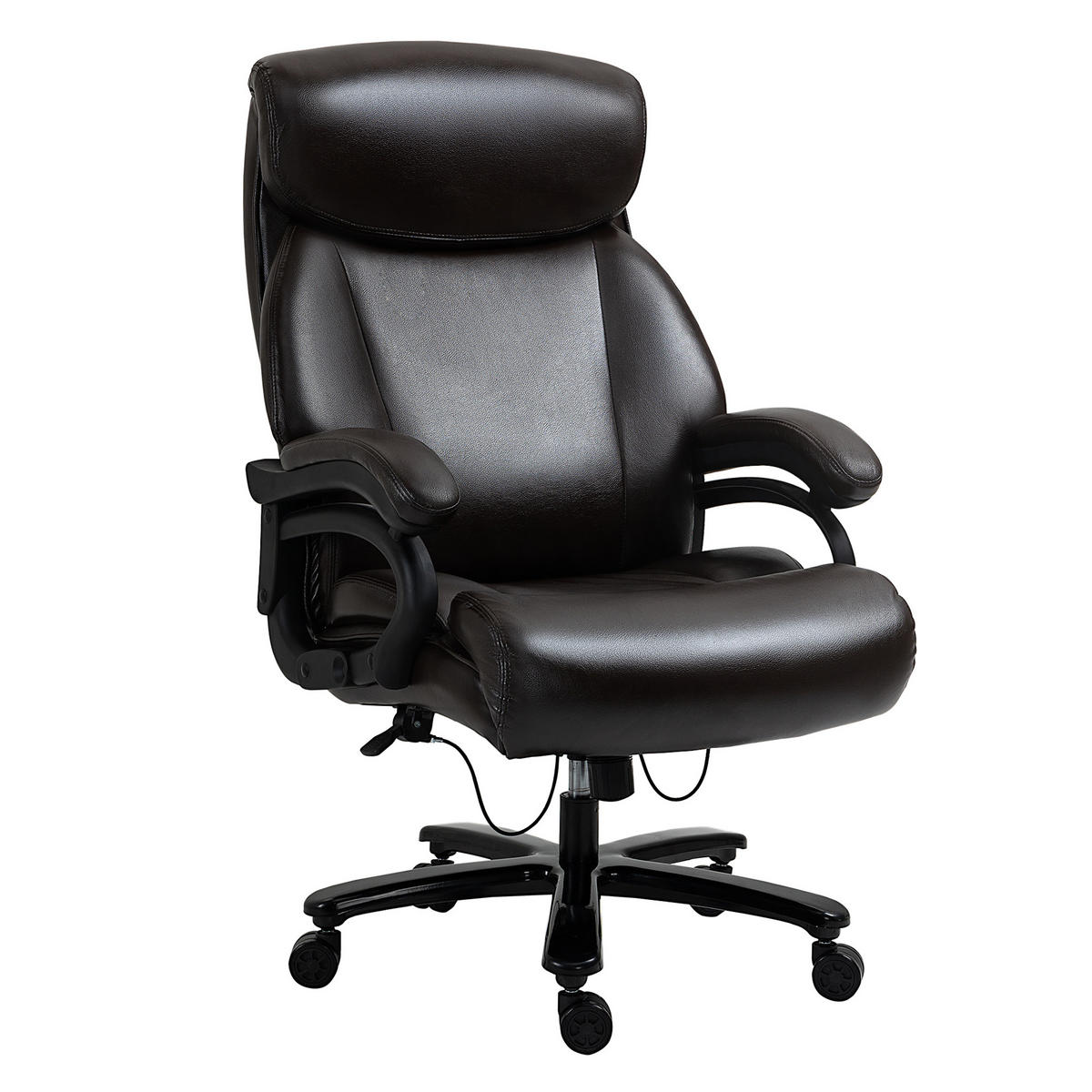 BÜROSTUHL, Kunstleder, Braun - Braun, Leder (83/122/72cm) - Vinsetto