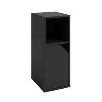 SCHRANK mit Türen 25/34/61,5 cm - Schwarz, Holzwerkstoff (34/61.5/25cm) - SCENA LIVING