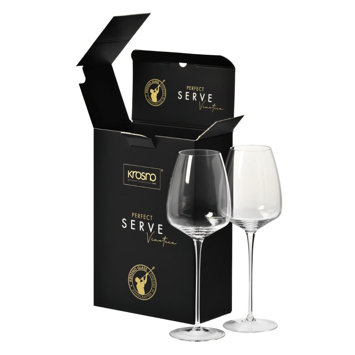 WEINGLÄSER PERFECT SERVE VINOTECA, 2ER-SET, 560 ML - Transparent, Glas (0.56L) - Krosno Glass