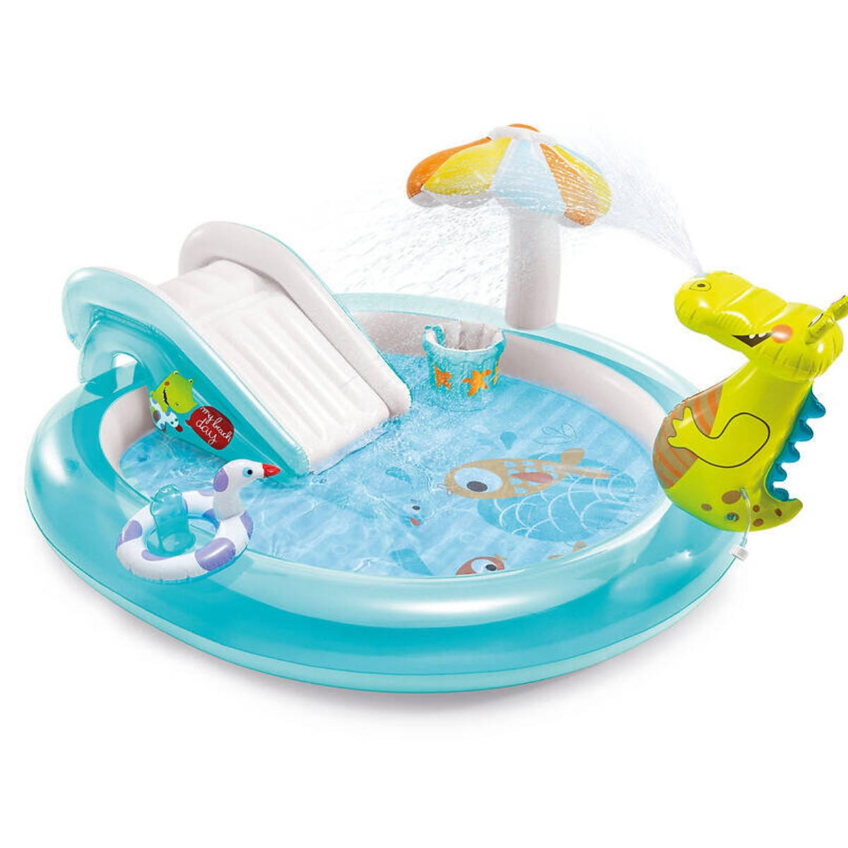 POOL Aligator - Multicolor, Kunststoff (170/201cm)