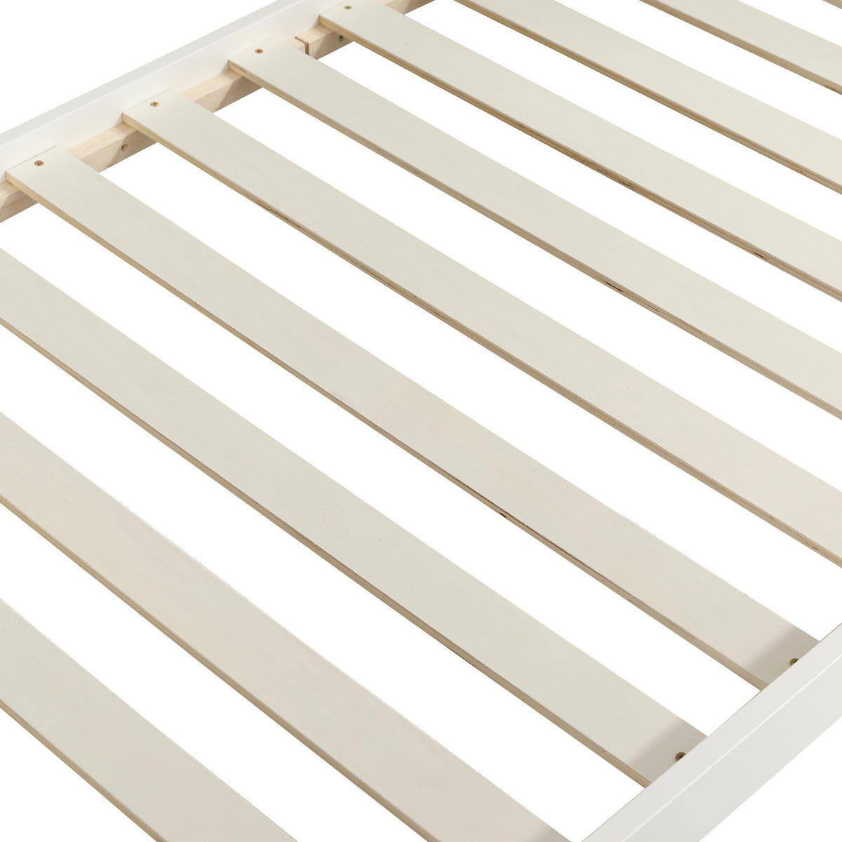 ETAGENBETT mit Treppe Weiß - Naturfarben, Holz (90/200cm) - ComfortXL