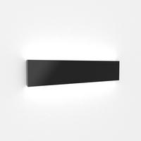 LED-WANDLEUCHTE Band L - Schwarz Hochglanz, Metall (50.4/11/3.6cm) - Lumicom