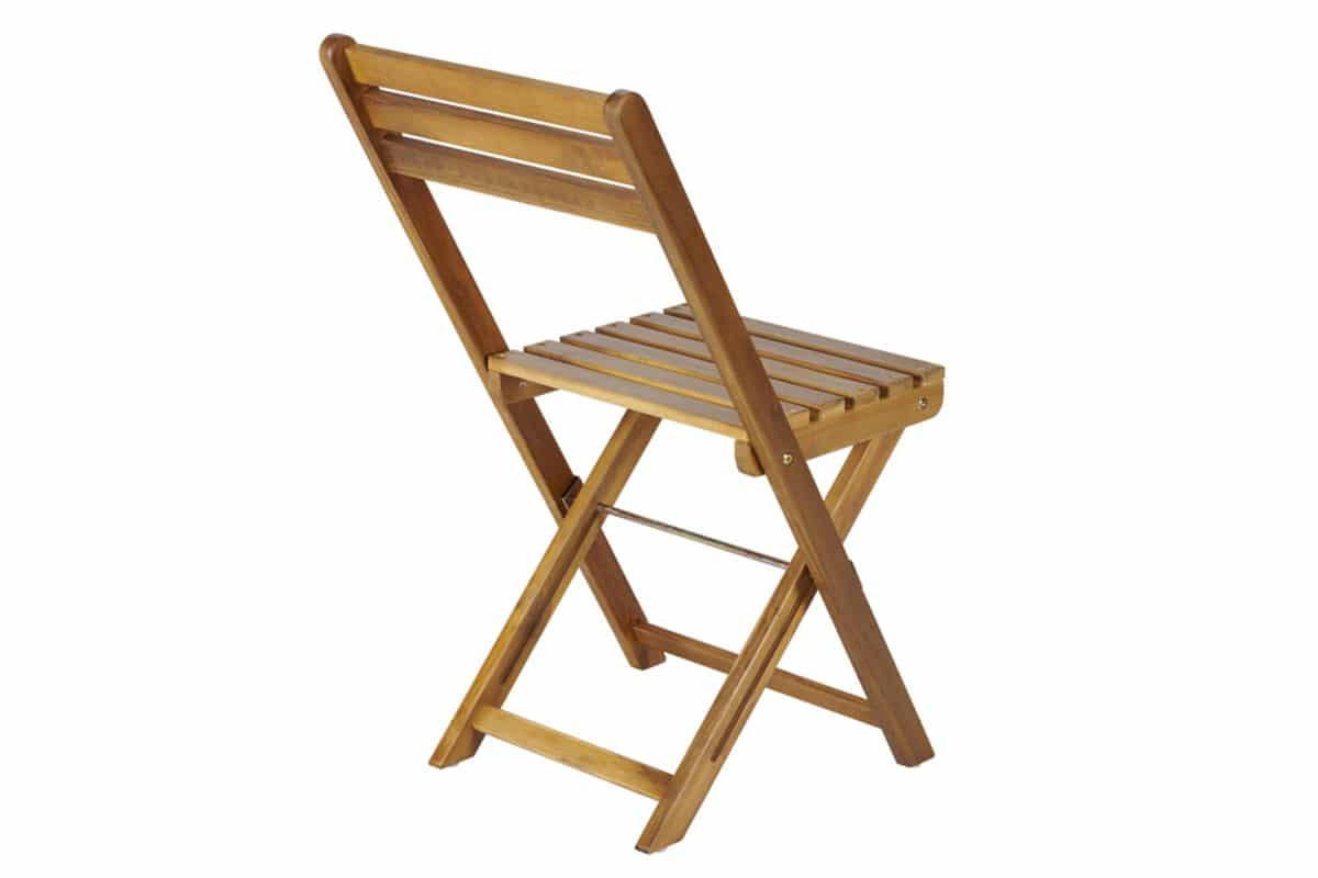 BALKONSTUHL BALI Akazie Natur - Braun, Holz (52/80/42cm) - riess-ambiente