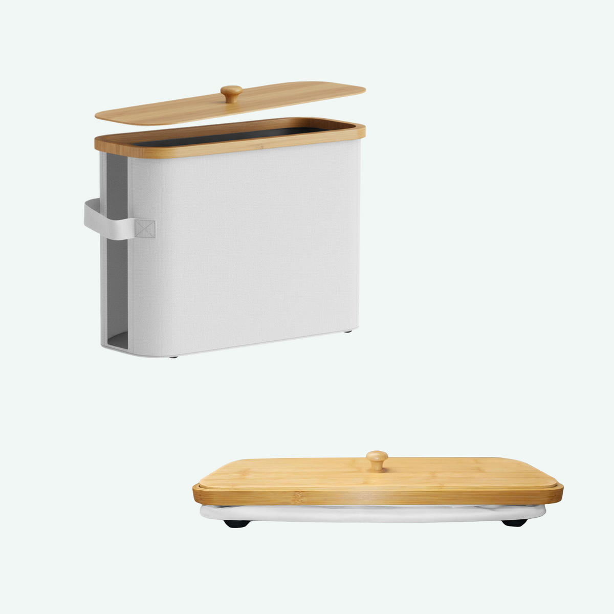 TOILETTENPAPIER-AUFBEWAHRUNG - Weiß, Holz/Kunststoff (45/33/16cm) - Relaxdays