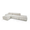 ECKSOFA mit Schlaffunktion Liptitz La, Creme - Creme, Textil (100/363cm) - Fedve