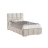 POLSTERBETT Bliss 100 x 200 cm mit Bettkasten und Lattenrost 7zonen Multipocketmatratze CIRA (24cm) - beige - Beige, Holz (100/206cm) - Panda Möbel